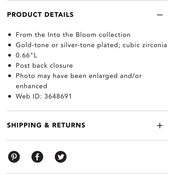 NWT Kate Spade Bloom Daisy Stud CZ Earrings - Picture 7 of 8